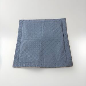Lot Of 2 Thomasville Decorative Pillow Blue Case 30 X 30 Diamond Border Lined